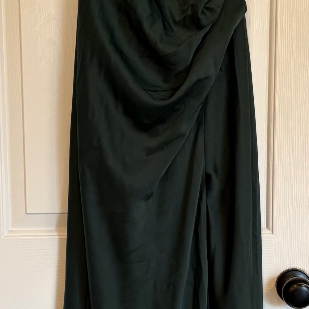 Lulus Square Neck Satin Dress - image 3